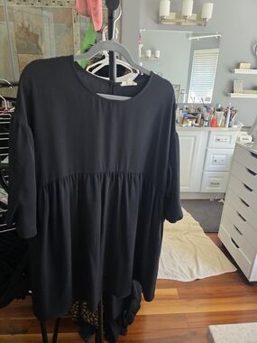 entro Black Babydoll Tunic